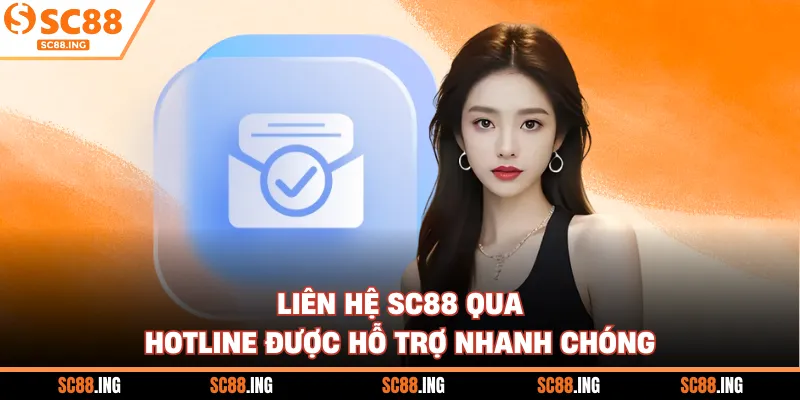 Liên hệ SC88 qua hotline được hỗ trợ nhanh chóng